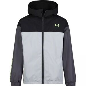 EUC Under Armour Youth Boys XL Spring Fall Anorak Windbreaker Jacket